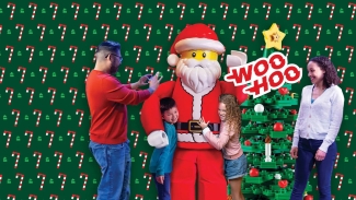 Build something magical this December at LEGOLAND. Photo courtesy of LEGOLAND Discovery Center. 