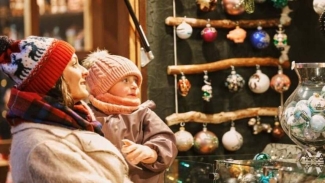 The Fairmont's rooftop holiday market is one of the most picturesque in the city. Photo courtesy of The Fairmont. 