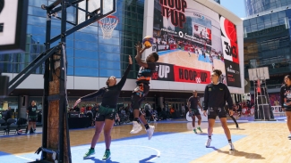 Be entertained by local basketball talent this weekend at Thrive City. Photo courtesy of Hoop it Up.