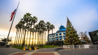 Jack London Square is a beautiful setting for a festive date night. Photo Courtesy of Visit Oakland. 