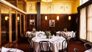 John's Grill offers a classy setting for Thanksgiving dinner in San Francisco. Photo courtesy of Open Table.