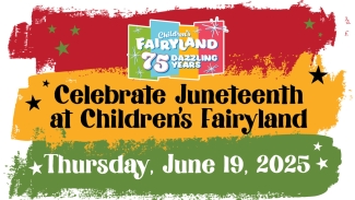 Families will love the Juneteenth activities at Children's Fairyland. Photo courtesy of Children's Fairyland.