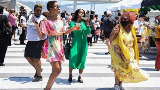 Don't miss the San Francisco Juneteenth Parade and Block Party this weekend near BART. Photo courtesy of Eventbrite.