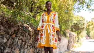 Find bright, colorful clothing and more at Lesley Evers. Photo courtesy of Lesley Evers.