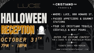 The ultimate Halloween party is at Luce. Photo courtesy of Eventbrite. 