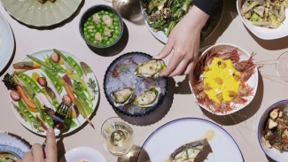 Fresh seafood and playful cocktails await at the new Maritime Boat Club. Photo courtesy of The Infatuation (Robert Gomez).