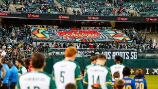 Support the Oakland Roots this weekend at the Coliseum. Photo courtesy of Soccer America. 