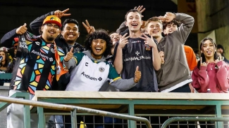 Join the fans this weekend as the Roots take on Monterey Bay. Photo courtesy of Oakland Roots.