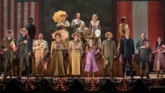 Enjoy “Parade” at the Orpheum Theatre this weekend near BART. Photo courtesy of BroadwaySF.