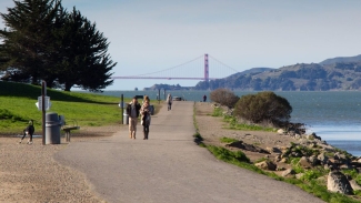 The Point Isabel Regional Shoreline is a scenic hike in the East Bay. Photo courtesy of SF Bay Area Water Trail.