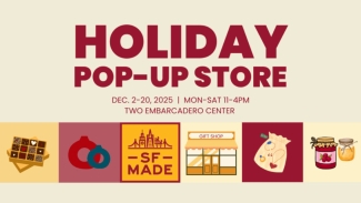 Shop 'til you drop in San Francisco at SFMade Holiday Pop-Up: Shop Local Makers. Photo courtesy of SF Made.