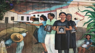 Discover beautiful public art this Hispanic Heritage Month in the Mission. Photo courtesy of San Francisco City Guides.