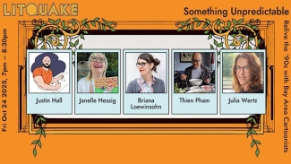 Enjoy a night of 90's cartoons at Litquake. Photo courtesy of Eventbrite. 