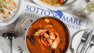 Sotto Mare's Cioppino is something truly special. Photo courtesy of Doordash.