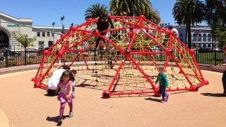 BARTable playgrounds are a great way to spend an afternoon with little ones. Photo courtesy of Roma Collaborative.