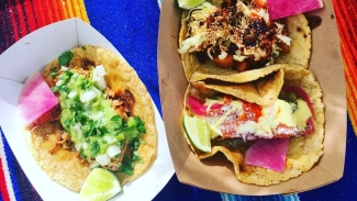 Tacos from Tacos Oscar. Photo courtesy of Berkeleyside. 