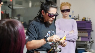 There's a variety of classes to explore at The Crucible. Photo courtesy of The Crucible.