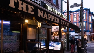 Head to the Mission to catch the 49ers at The Napper Tandy. Photo courtesy of The Napper Tandy.