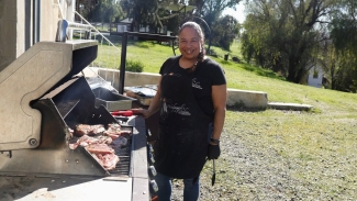 Chef Crystal Wahpehpah of Wahpehpah's Kitchen. Photo courtesy of Wahpehpah's Kitchen.