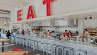 Enjoy burgers, fries, shakes and more at Gott's Roadside. Photo courtesy of the San Francisco Ferry Building.