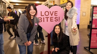 Gather with friends for the Love Bites! event at the San Francisco Ferry Building. Photo courtesy of Eventbrite.