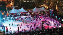 Win tickets for ice skating in the city!