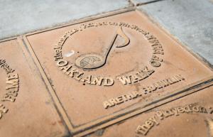Stroll the "Walk of Fame" at West Oakland
