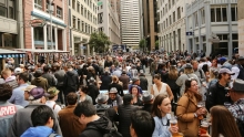 This weekend, head to San Francisco for Fridays on Front. Photo courtesy of downtownsf.org.