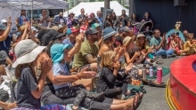 Catch an outdoor movie this weekend near BART at the Proxy Theater. Photo courtesy of Envelope. 