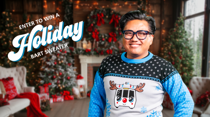 It's the last hurrah for the 2024 BART Ugly Holiday Sweater!