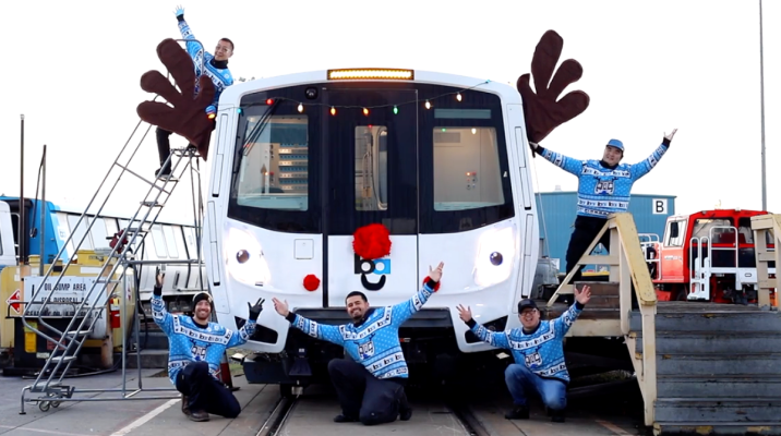 LAST CHANCE to win a BART Ugly Holiday Sweater!
