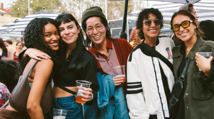 LGBTQ+ Community happy and celebrating at Queer Magic