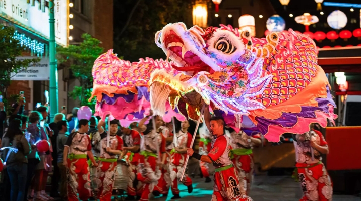 The San Francisco Chinese New Year Parade is the largest celebration of its kind outside of Asia. Photo courtesy of SF Travel. 