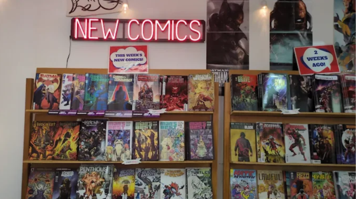 comic book shops near BART