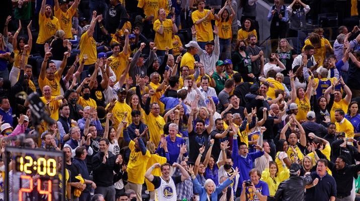 Cheer on the Warriors this weekend in San Francisco. Photo courtesy of Chase Center. 