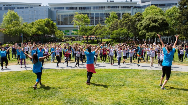 Annual Dance Day at Yerba Buena Gardens. Photo courtesy of Yerba Buena Gardens. 